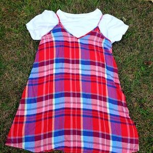 Valentines Red Plaid Dress